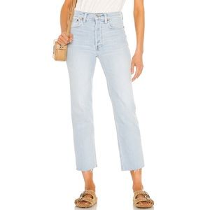 RE/DONE 70s stove pipe icy blue